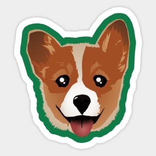 corgi is my spirit dog Sticker